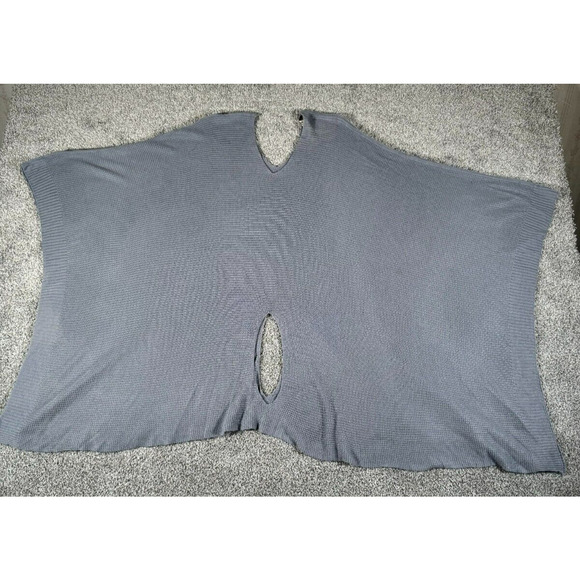 Simply Noelle Knit Poncho Sweater Womens One Size Minimalist Lagenlook Oversize - Picture 1 of 10